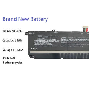 <span class=keywords><strong>Batterie</strong></span> au lithium 83Wh WK06XL pour les modèles <span class=keywords><strong>HP</strong></span> <span class=keywords><strong>Omen</strong></span> 16-WD 16-XF <span class=keywords><strong>17</strong></span>-CK <span class=keywords><strong>17</strong></span>-CP 17T-CK HSTNN-OB2I HSTNN-WB0C M41711-005 M41640-AC1 - Product Image 2