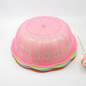 Cesta multifuncional hueca para lavar verduras, escurridor de plástico grueso para cocina, para lavar y escurrir frutas - Product Image 1