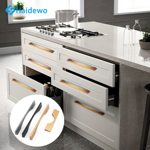 Ventas directas de fábrica de gabinetes con manijas de aleación de aluminio mate, mesitas de noche, tocadores, armarios, cajones y manijas simples - Product Image 4