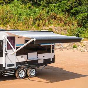 Auvent rétractable personnalisé pour camping-car, <span class=keywords><strong>caravane</strong></span> manuelle, camping-car, camping-car, 100% - Product Image 5