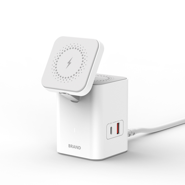 Hot Selling Folding Design Wireless Charger Stand Wireless Charging Multi-function Station Multi-interface