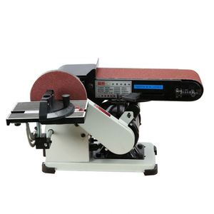 Lijadora de Banda y Disco Eléctrica de 450W para Palés de Madera, 4x6 Pulgadas, Ancho de Banda de 6 Pulgadas, Disco de 9 Pulgadas, Grado Industrial, 1 Año de Garantía, Fácil de Usar - Product Image 3