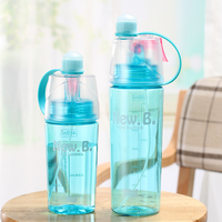 400Ml Plastic Sport Water Sprays Fles Nippen Uitloop Voor Camping Gym Yoga Wandelen En Oefening