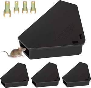 Estación de cebo para ratones con llaves-Estación de cebo para ratones recargable para exteriores Ratones reutilizables Caja de estación de envenenamiento para <span class=keywords><strong>ratas</strong></span> pequeñas - Product Image 1
