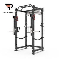 PILOTSPORTS Équipement d'entraînement bras/poitrine pour la maison et la salle de sport, Bras de jammer réglables, Accessoire pour demi-rack et full rack