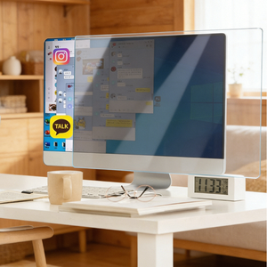Filtro de Privacidad Acrílico Elegante, Bloqueador de Vista Lateral Rígido, APRI27W Antideslumbrante para Monitor de 27 Pulgadas, Pantalla de Oficina/Escritorio - Product Image 1