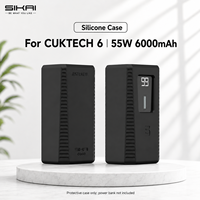 Étui de protection en silicone SIKAI pour batterie externe CUKTECH6 55W 6000mAh, résistant aux chocs, anti-rayures, antidérapant, pour extérieur