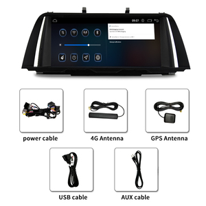 วิทยุติดรถยนต์ STWEI ขนาด 10.25 นิ้ว ระบบ DSP Carplay 4G Android 14 พร้อม GPS มัลติมีเดีย สำหรับ BMW F10 F11  หน้าจอสัมผัส รองรับบลูทูธ - Product Image 5