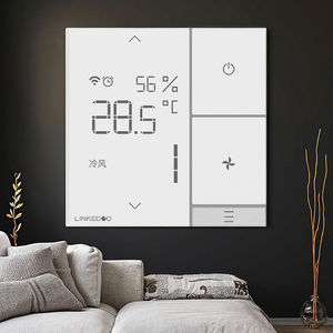 <span class=keywords><strong>Thermostat</strong></span> Wifi intelligent <span class=keywords><strong>pour</strong></span> panneau de commande LCD de <span class=keywords><strong>chauffage</strong></span> par le <span class=keywords><strong>sol</strong></span> avec connectivité téléphonique conception simplifiée pièces HVAC - Product Image 1