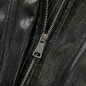 <span class=keywords><strong>Giacca</strong></span> Bomber in <span class=keywords><strong>Pelle</strong></span> PU Nera da <span class=keywords><strong>Donna</strong></span>, <span class=keywords><strong>Oversize</strong></span> con Zip e Colletto Rovesciato, Vestibilità Ampia, Casual, Primavera Autunno, Streetwear - Product Image 2