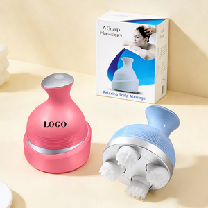 Wholesale Hair Massage Electric Scalp <strong>Massager</strong> 1200mAh Cordless <strong>2</strong> <strong>Speed</strong> Settings IPX7 Waterproof 4 Claw For Scalp Health - Product Image 1