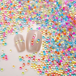 Oleeya Usine En Gros SS6-SS20 1440pcs Verre Flatback Cristal Lâche Strass Gelée Perles pour Nail Art Bijoux - Product Image 2
