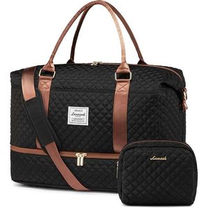 Free Sample <b>Women</b> casual Gym Fitness Duffel Bag Travel Tote <b>Shoes</b> Compartment Weekender Overnight Tote Large Capacity Travel Bag - Product Image 2