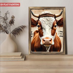 Cuadro de Madera de 20x30 con Estilo Bohemio para Apartamento, Arte Decorativo para <span class=keywords><strong>Loft</strong></span> de Artista en <span class=keywords><strong>Alquiler</strong></span> - Product Image 5