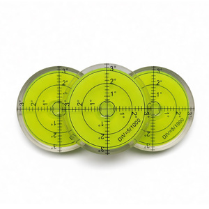 60x11.5mm Yüksek Hassasiyetli Dairesel Su Terazisi, 5'/6' Bölmeli, Yeşil Sıvı Su Terazisi, Ölçüm, Makine ve Karavan Tesviyesi için - Product Image 2