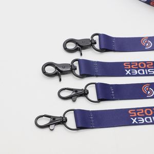 Correa de Cuello con Hebilla de Seguridad Personalizada por Sublimación, Porta Tarjetas de Identificación, Correa de Poliéster con Doble Gancho, Regalo Promocional - Product Image 4