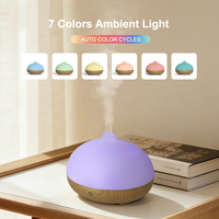 Humidificateur d'air ultrasonique intelligent à arrêt automatique, contrôle par application, diffuseur d'huiles essentielles avec lumière RVB