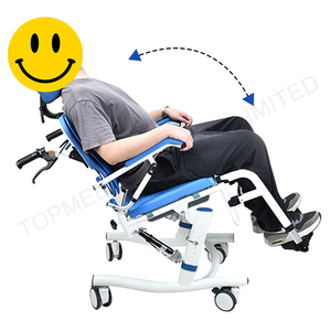 Silla <span class=keywords><strong>de</strong></span> ducha inclinable asequible Necesidades especiales Ducha reclinable Silla <span class=keywords><strong>de</strong></span> transporte para <span class=keywords><strong>discapacitados</strong></span> - Product Image 2