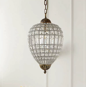 <span class=keywords><strong>Lampadario</strong></span> in Cristallo a Forma di <span class=keywords><strong>Mongolfiera</strong></span> Retrò per Ristorante, Camera da Letto, Hotel o Casa Vacanze, Design Francese Lungo e Semplice - Product Image 3