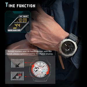 Envío Directo NORTH EDGE MERCURY Reloj Digital para Hombre Cronómetro Resistente al Agua 50M Relojes Deportivos Hora Mundial - Product Image 5
