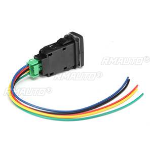 Barre lumineuse LED double 12V pour voiture, phare arrière, bouton interrupteur marche/arrêt, bouton lumineux pour Toyota Landcruiser Prado Hilux Reiz - Product Image 4