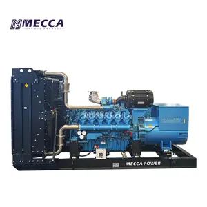 Baudouin/Weichai 1200kva 1300kva 1000kw 1100kw generator Diesel telekomunikasi CE tipe terbuka/perak untuk pertanian