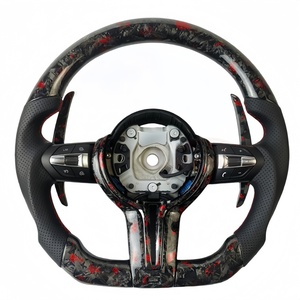 Volante Deportivo de Fibra de Carbono Forjado de Alta Gama para <span class=keywords><strong>BMW</strong></span> Serie M F30 F32 F10 X5 X4 X3 X6 F20 F07 F01 E46 E60 E90 M3 M4 M5 <span class=keywords><strong>M7</strong></span> - Product Image 6