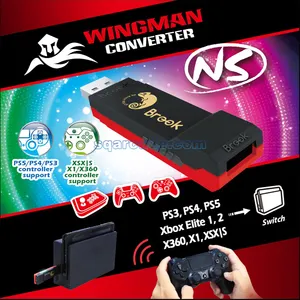 Brook Wingman NS ConverterสําหรับPS3/PS4/Xกล่อง 360/Xกล่องOne/Xกล่องOne Elite 1/2 ControllerสําหรับNS Switch