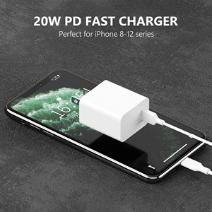 Chargeur rapide USB-C PD20W 20W EU professionnel en gros d'usine avec logo et prise personnalisés, multifonction avec support - Product Image 3