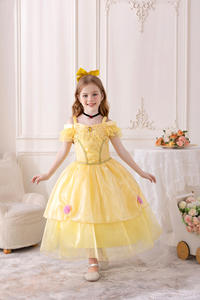Costumi per ragazze Halloween natale compleanno Cosplay festa Bella principessa vestire i bambini bellezza Bella principessa la bestia Costume - Product Image 5