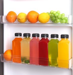 Bouteilles en plastique PET vides réutilisables avec logo personnalisé pour jus et thé, contenants de boissons en vrac, couvercles et gobelets - Product Image 4