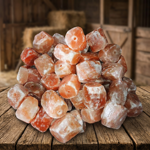 High Quality 2026 Natural Himalayan Pink Animal Lick Salt Natural <b>Shape</b> Premium Export ISO & HACCP Certified Lick on Rope - Product Image 1