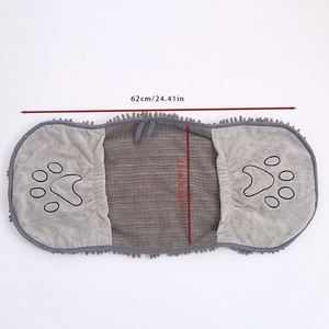 Serviette de bain pour chien à séchage rapide, absorbante et douce, avec poches pour les mains, légère, pour chat et autres animaux de compagnie, vente en gros - Product Image 2
