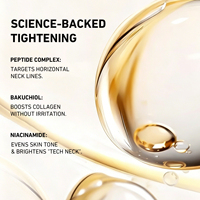 Crème pour le cou V-Lift multi-peptides et raffermissante, anti-âge, éclaircissante, revitalisante pour la peau, convient à tous les types de peau - Soin quotidien