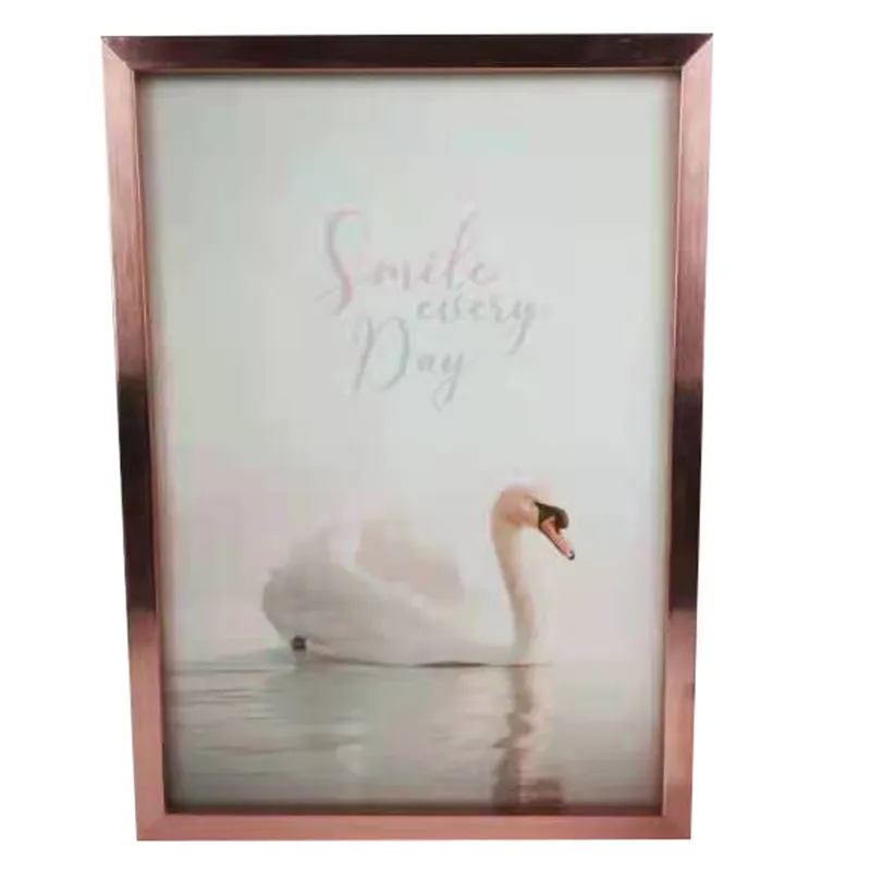 Mengkai Cadre photo en bois MDF rose 4x6 6x8 5x7 8x10 élégant et simple