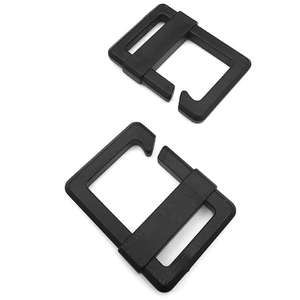 زحليقات ثلاثية مشابك شرائح مشابك إمساك حافة مخرشة بدون انزلاق أطواق مفتوحة مآزر أحزمة قابلة للتعديل - Product Image 1