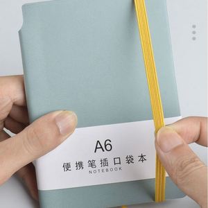 Popular PU <b>Leather</b> Portable Daily Planner <b>Notepad</b> A6 A7 Creative Mini Pocket Notebook for School - Product Image 4