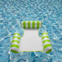 Canapé flottant gonflable en PVC avec logo personnalisé pour piscine extérieure
