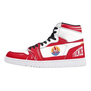 Cantidad mínima de pedido OEM Venta al por mayor Viajes al aire libre Dropshipping <span class=keywords><strong>Zapatos</strong></span> Bandera <span class=keywords><strong>Polinesia</strong></span> Francesa Imprimir <span class=keywords><strong>Zapatos</strong></span> duraderos Suministro de fábrica - Product Image 4