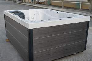 Boquilla de masaje 3 personas Relajado <span class=keywords><strong>Spa</strong></span> Bañera de hidromasaje Blissful Home Skimmer Válvula desviadora Masaje Whirlpool - Product Image 5