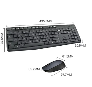 Mk235 2.4ghz Multimedia <b>Usb</b> Wireless <b>Keyboard</b> and Mouse Set Mk235 Mk235 2.4ghz Multimedia <b>Usb</b> Wireless Mouse and - Product Image 3