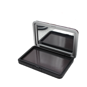 Custodia vuota ombretto <span class=keywords><strong>nero</strong></span> opaco contenitore fard polvere per trucco e ombretto magnetico compatto Palette - Product Image 2