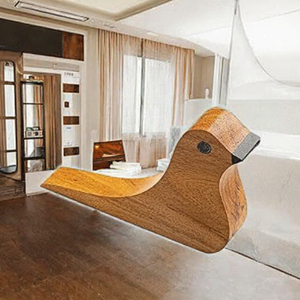 Wooden Bird <b>Door</b> Sper-Modern Design Eco-Friendly Movable Christmas Decoration - Product Image 2