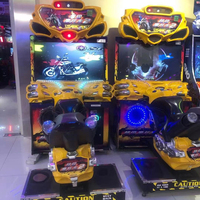 Machine de jeu simulateur de conduite de moto arcade Super Bike 2 FF à moteur, avec construction métallique et version anglaise – Meilleures ventes