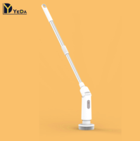 Brosse de nettoyage électrique multifonctionnelle en plastique pour sols, sans fil, portable, IP67, écologique