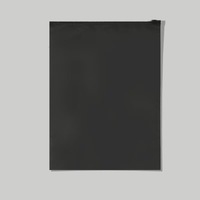 Sacs refermables à fermeture éclair CPE givrés noirs T-shirt à fermeture éclair auto-scellant en PVC PE personnalisé emballage de vêtements sac zip-lock mat en plastique