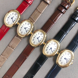 Montre mécanique automatique élégante et tendance, échelle à chiffres romains noirs, options de bracelet multicolores, étanche pour un usage quotidien - Product Image 6