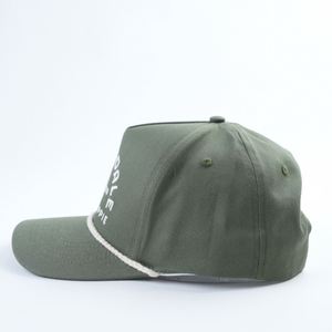Gorra de Béisbol Deportiva de 5 Paneles Unisex al por Mayor, Nueva, para Exteriores, OEM, con Logotipo Bordado Personalizado, Gorra Verde - Product Image 3