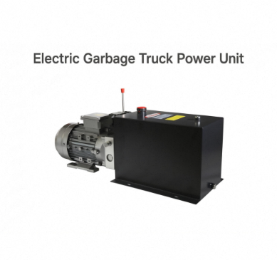 New Hydraulic Garbage Truck Power Unit AC380V Carbon Steel for Sanitation Vehicle Parts