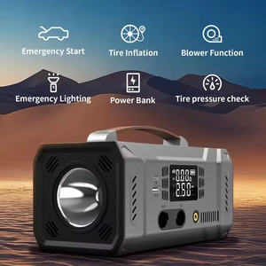 Démarreur de voiture portable 8-en-1 sans fil, gonfleur de pneus 150 PSI, pompe à air électrique, batterie externe, souffleur, matériau ABS, 120W numérique - Product Image 5